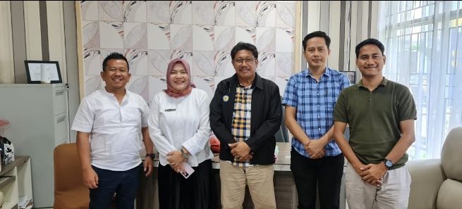 Kepala Kantah Karo - PLN UPP SBU 3 Bahas Sertipikasi Aset Tanah Tapak Tower T/L 150 kV Brastagi - Kutacane