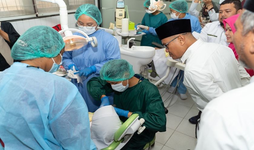 FKG RSGM USU dan Pepsodent Gelar Edukasi Kesehatan Gigi dan Mulut Untuk 1000 Santri