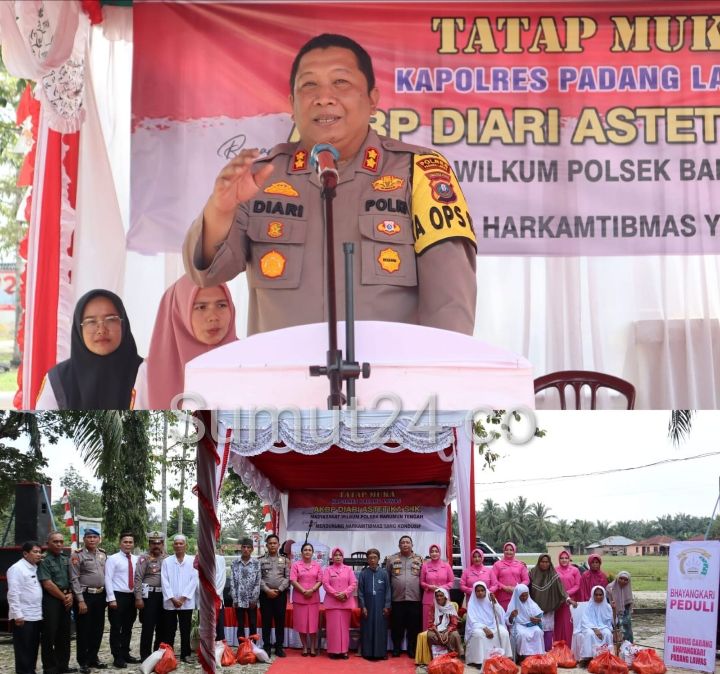 Kapolres AKBP Diari Astetika Kunker Ke Polsek Barumun Tengah Palas