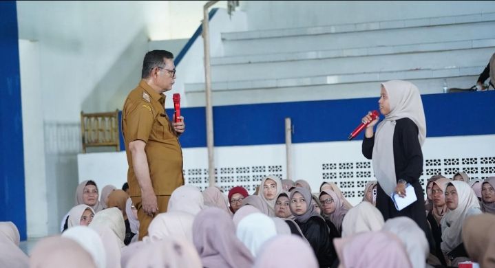 Bupati Solok Membuka  Langsung Rapat Koordinasi Persiapan Pemilu Serentak Tahun 2024.