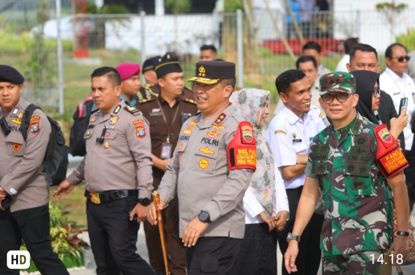 Kapolda Sumut Turun Pastikan Keamanan Kunjungan Kerja Presiden RI