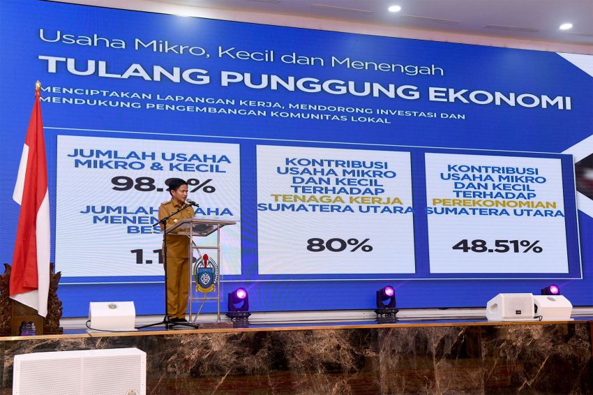 Beri Kemudahan dan Fasilitasi UMKM, Pj Gubernur Sumut Luncurkan Aplikasi Simitrasumut.com