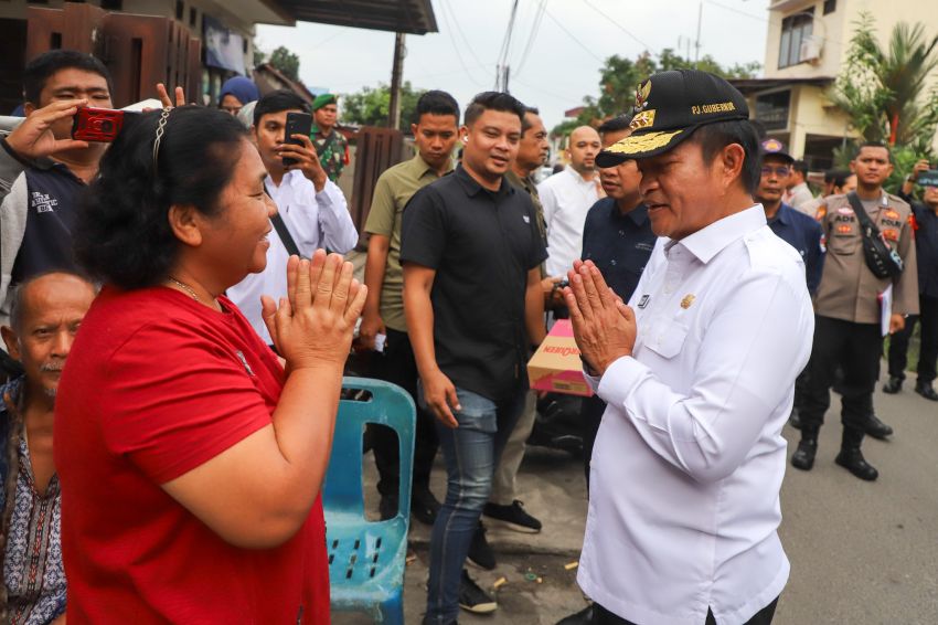 Pj Gubernur Sumut Bersama Forkopimda Pantau Pelaksanaan Pemilu 2024,  Targetkan Partisipasi Pemilih Lebih dari 79%