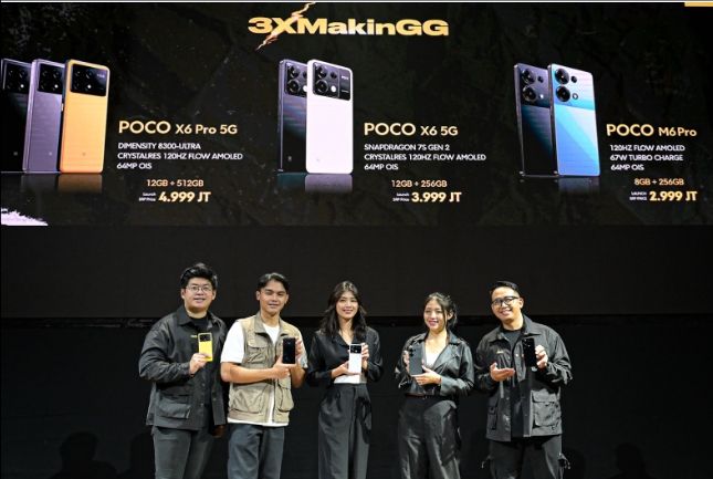 POCO Kembali Guncang Pasar Smartphone Indonesia dengan Merilis Tiga Smartphone Berperforma Ekstrem