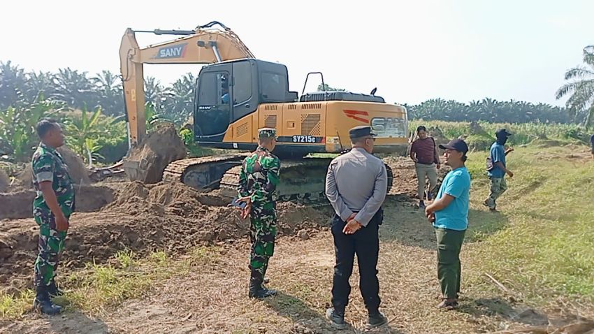 Muspika Pantai Labu, Hentikan Galian C di Binjai Bakung.