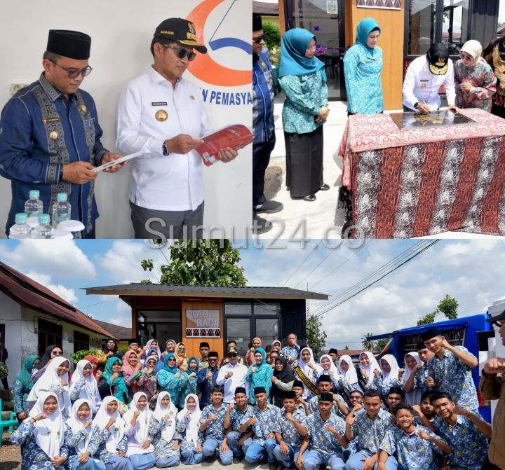 Pj. Gubernur Sumut Resmikan Pojok Baca di Kota Padangsidimpuan, Hassanudin : Bangkitkan Gairah Gemar Baca
