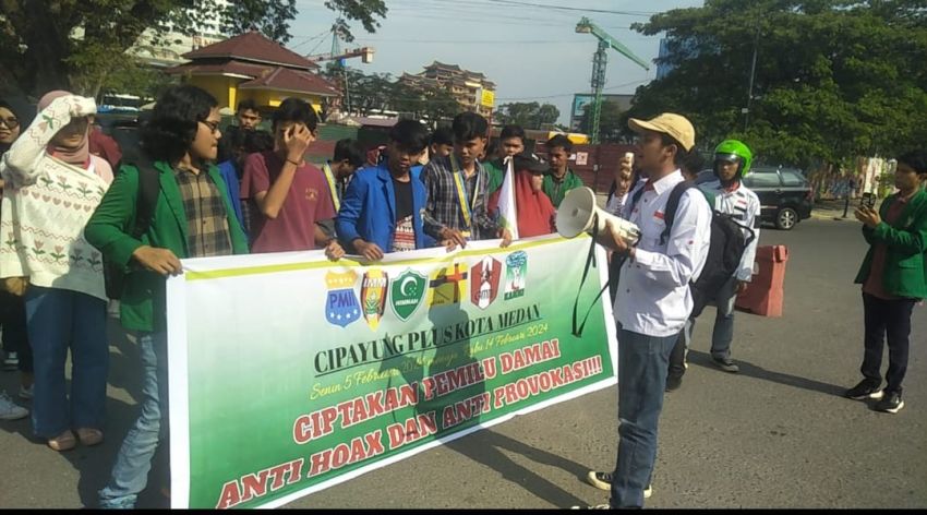 Cipayung Plus Kota Medan Ajak Masyarakat Ciptakan Pemilu Damai