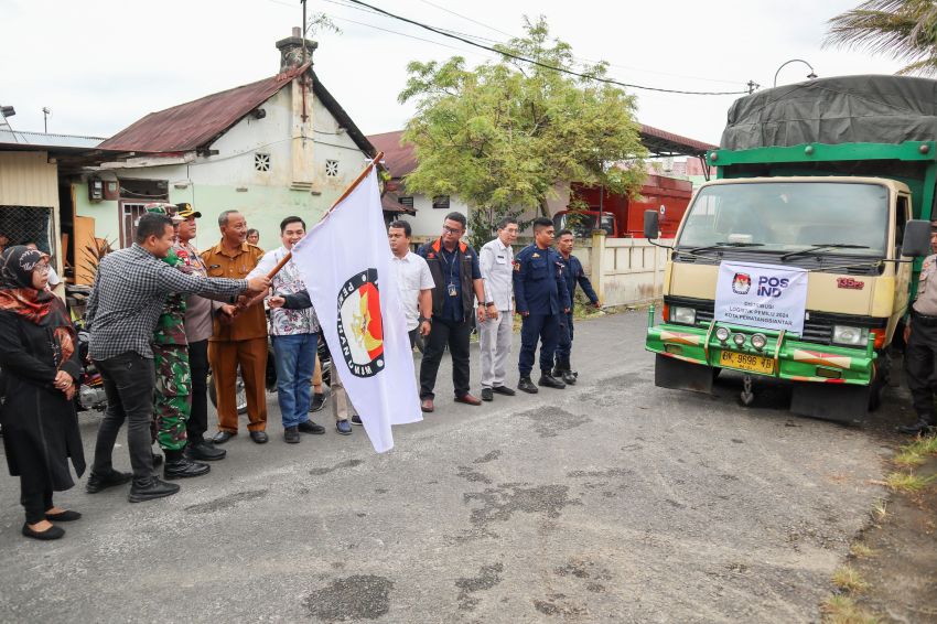 Logistik Pemilu Resmi di Distribusikan