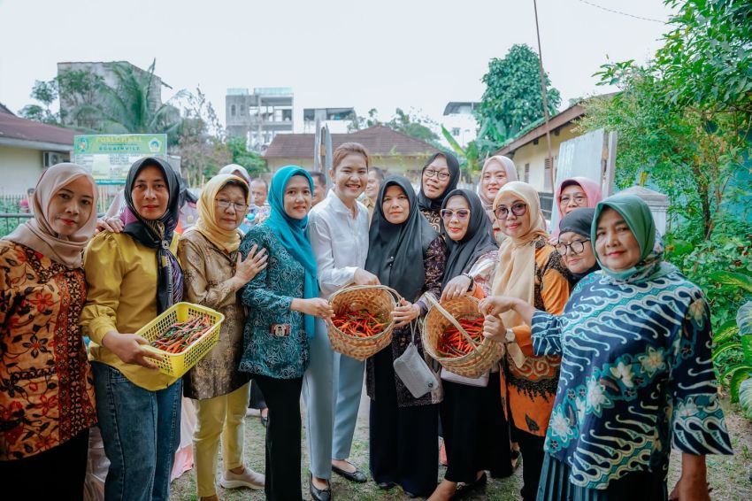 Kelompok Tani Bogainvile Makin Termotivasi Atas Kehadiran Ny Kahiyang Ayu