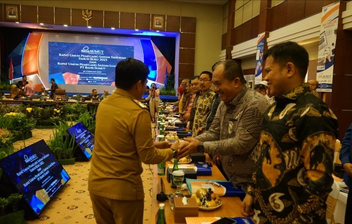 Wakil Bupati Asahan Ikuti RUPS Bank Sumut