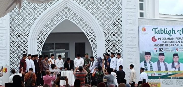 Masjid Besar Syura Pandan di Resmikan Gubernur Mahyeldi