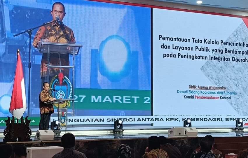 Sosialiasikan MCP, Deputi Bidang Korsup KPK RI Paparkan Area Prioritas Pencegahan Korupsi di Wilayah I