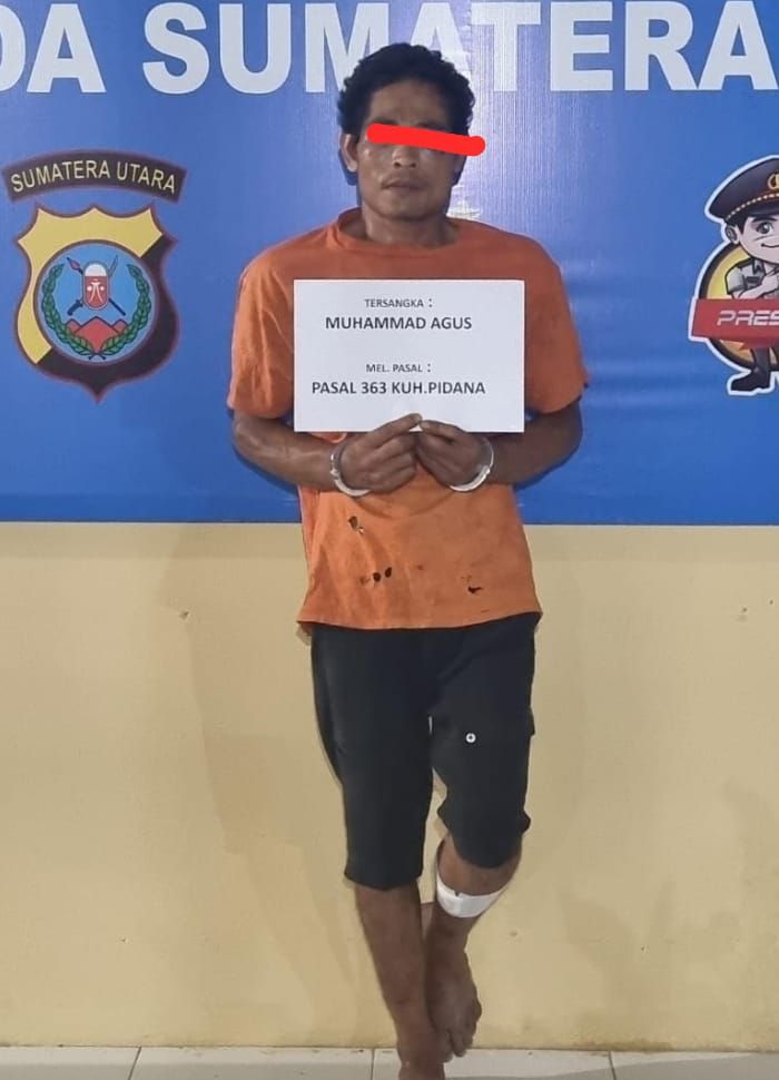 Polres Labusel Tembak Pelaku Pencurian Perhiasan Warga yang Beristirahat di SPBU