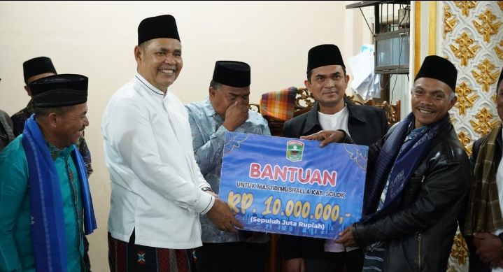 Mesjid Nurul Yaqin Sungai Nanam di Kunjungi Tim Safari Ramadhan Kabupaten Solok
