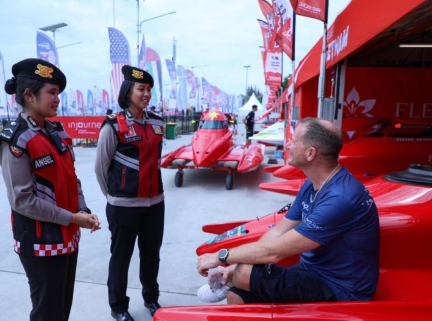 Polda Sumut Terjunkan Polisi Mahir Bahasa Inggris Layani Wisatawan F1 Powerboat