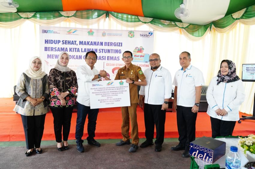 PTPN IV Regional II Cetak Generasi Sehat Bebas Stunting