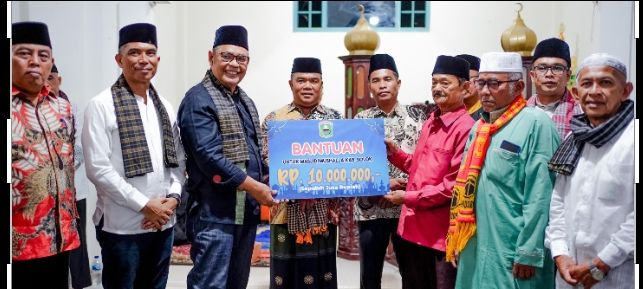 Masjid Ainul Yaqin Jorong Pintu Rayo Nagari Aripan di Kunjungan Tim Safari Ramadhan Kab Solok