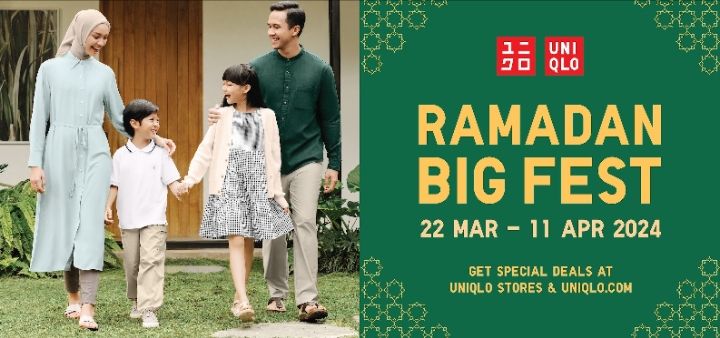 Melalui Ramadan Big Fest 2024, UNIQLO Hadirkan Penawaran Spesial dan Ajak Pelanggan untuk Berbagi Kebersamaan