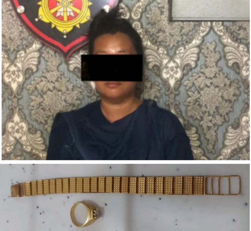 Polres Nias Tahan Wanita Karyawan Toko Emas Usai Mencuri