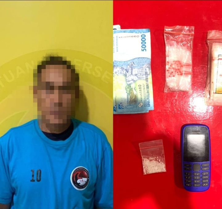 Satnarkoba Polres Asahan Berhasil Gagalkan Peredaran Sabu di Hessa Asahan