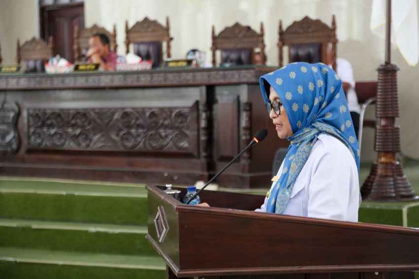 Penyampaian nota jawaban atas Pemandangan Umum LKPJ TA 2023