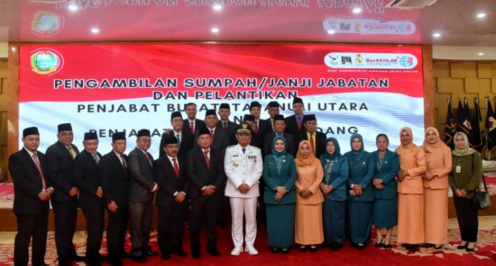 Pj Bupati dan Ketua TP PKK Deli Serdang Resmi Dilantik