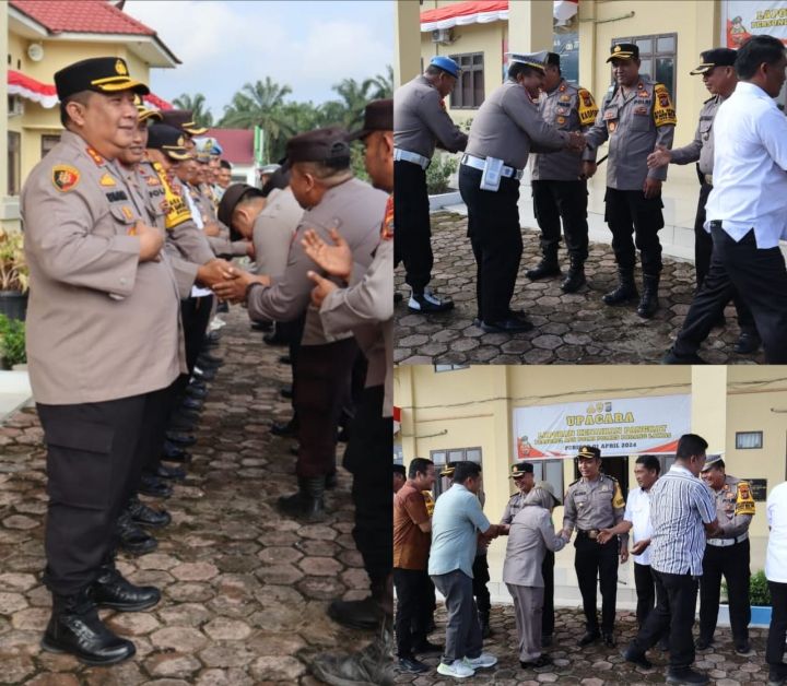 AKBP Diari Astetika Pimpin Halal Bi Halal di Halaman Mapolres Palas
