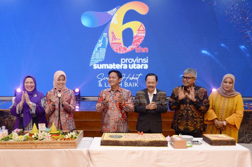 Pj Gubernur  HUT ke-76 Provinsi Sumut Jadi Ajang Evaluasi dan Introspeksi