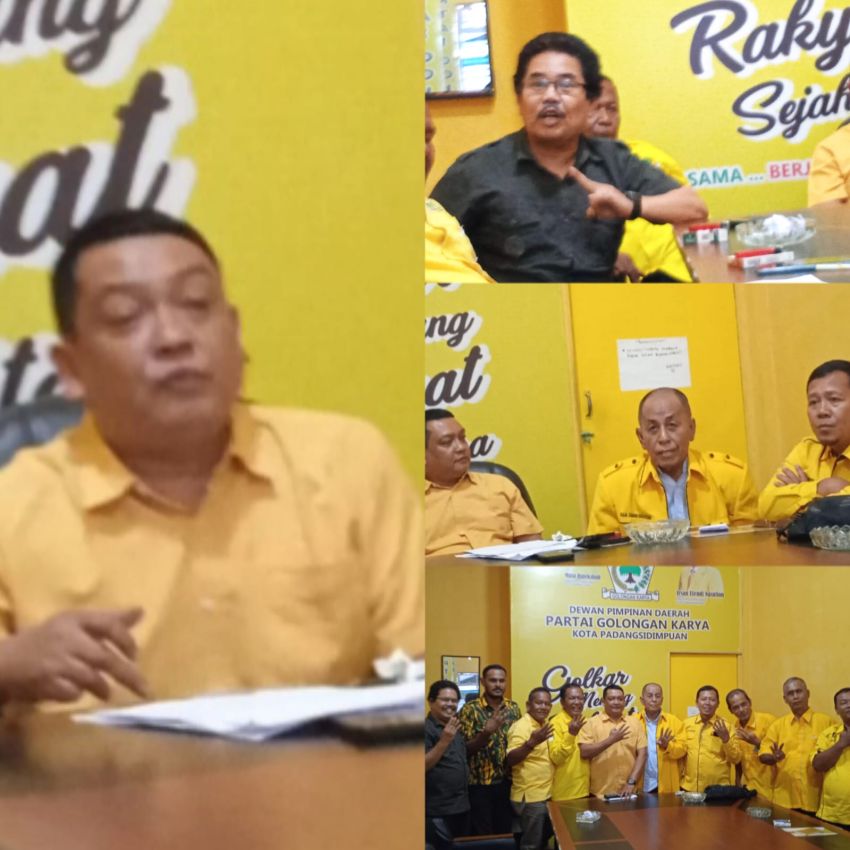 Golkar Padangsidimpuan Partai Pertama Buka Pendaftaran Balon Pilkada, "TANPA MAHAR TERSELUBUNG"