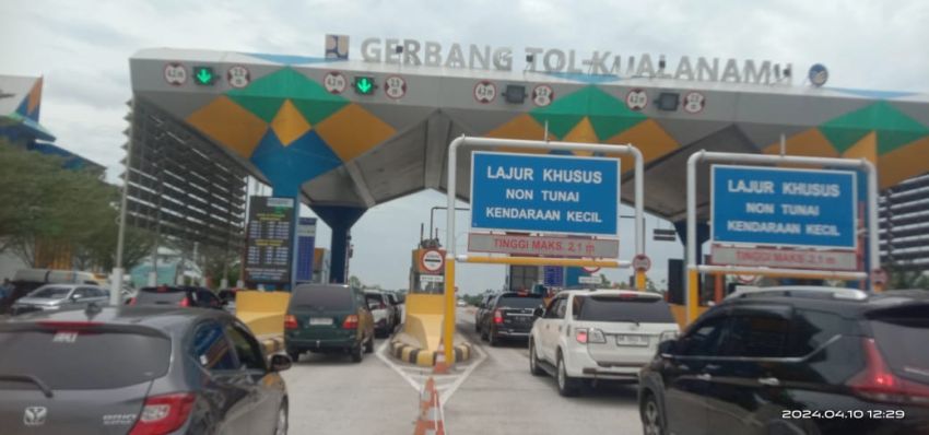 Empat Ruas Tol di Regional Nusantara Catat Peningkatan Volume Lalin Pada H+4 Hari Raya Idulfitri 1445 H