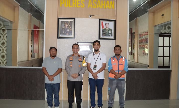 Kapolres Asahan Menerima Silaturahmi Kepala PLN Ranting Cabang Kisaran