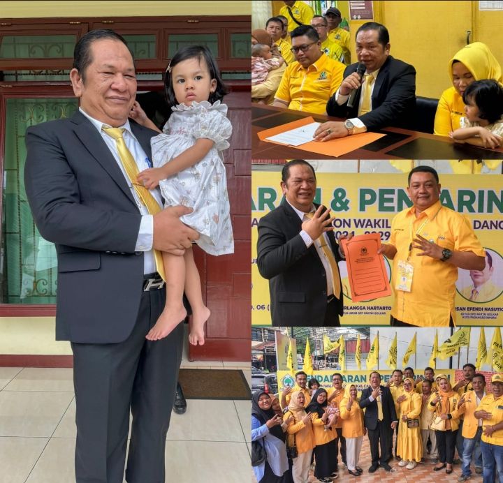Irsan Efendi Nasution Sah Daftar Balon di Partai Golkar, Bersinar Jilid II Padangsidimpuan "LANJUTKAN"