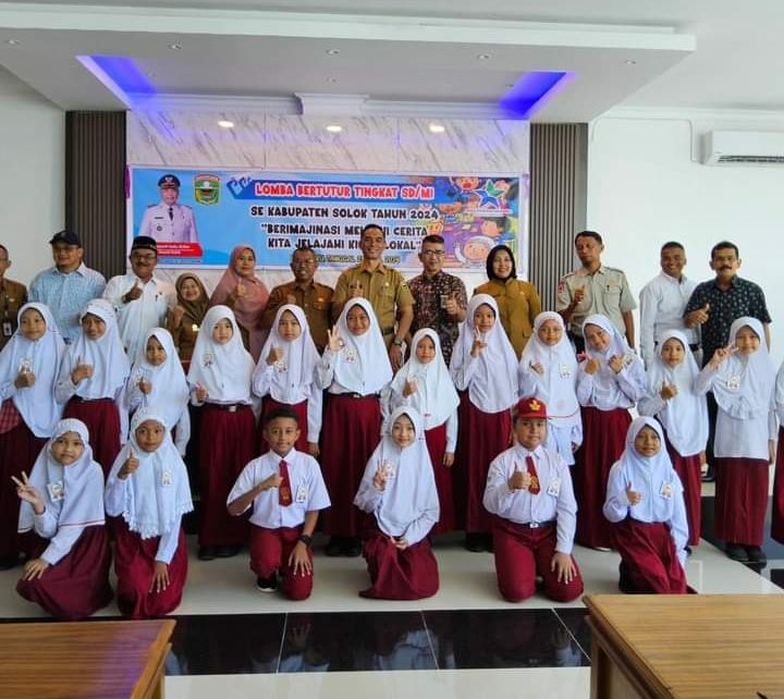 Lomba Bertutur Tingkat SD/MI se-Kabupaten Solok Tahun 2024 dan Carnaval literasi