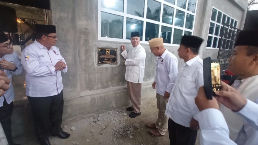 Ketua Ikanas Sumut DR Asren Nasution Resmikan Bagas Godang Bayo Suti Parholong di Binjai