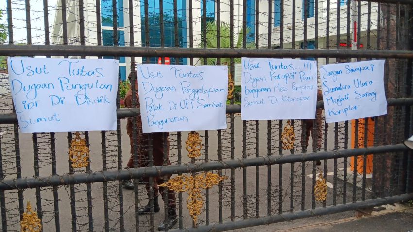 Mahasiswa Desak Kajati Sumut Beri Efek Jerah ke Kejari Madina, Lambat Tetapkan Tersangka Dugaan Korupsi Mess