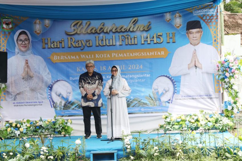 Wali Kota menggelar acara Silaturahmi Hari Raya Idul Fitri 1445 H