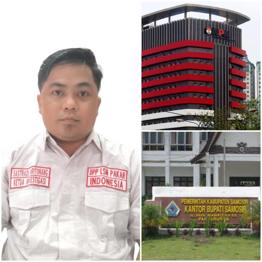 LSM PAKAR Surati KPK Soal Proyek Tender Docking Kapal di Kabupaten Samosir Diduga Beraroma KKN