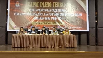 KPU Medan Tetapkan 50 Caleg Terpilih