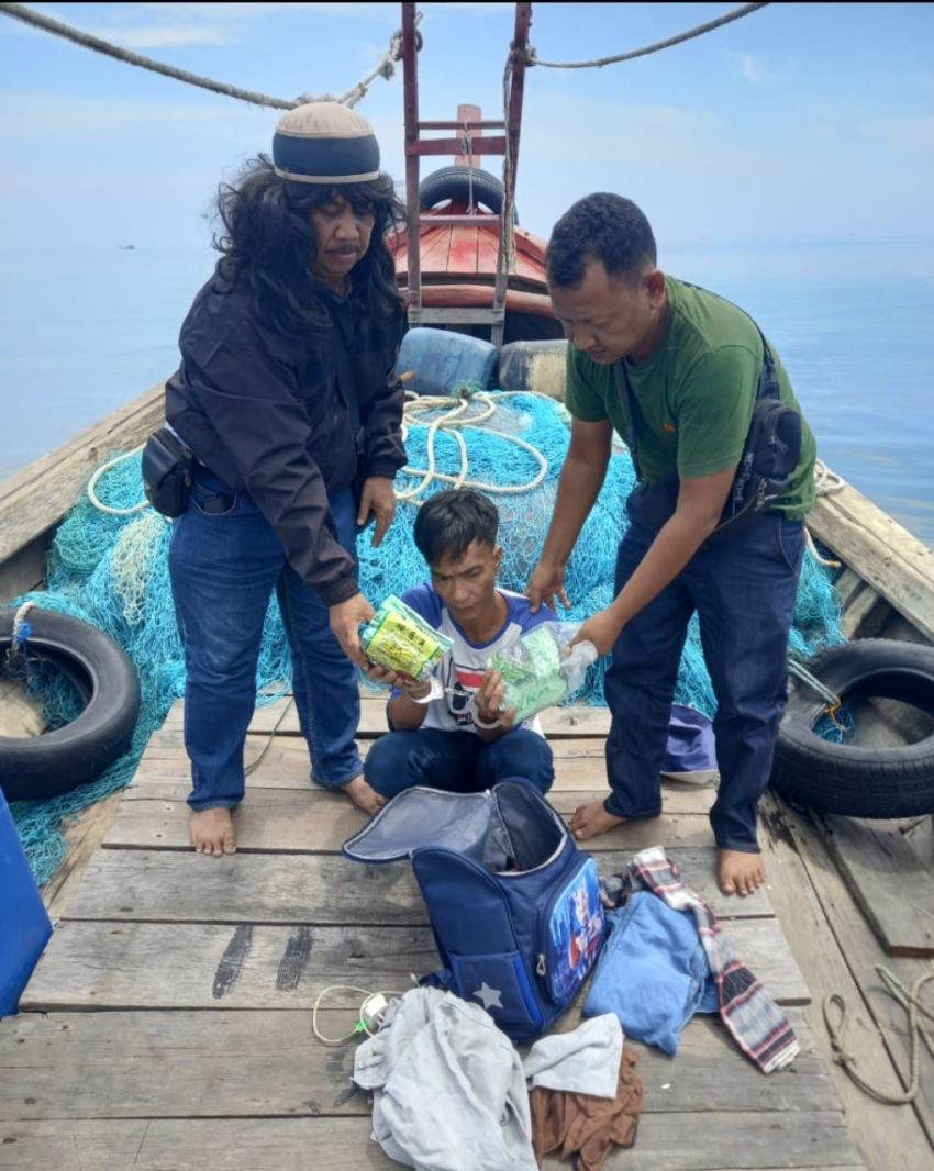 Dibawa Naik Perahu dari Malaysia Ditpolairud Polda Sumut Tangkap Jaringan Internasional, Sita 2 Kg Sabu