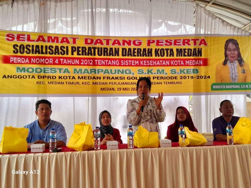 Modesta Marpaung Gelar Sosialisasi Perda No 4/2012, Tingkatkan Pelayanan Kesehatan