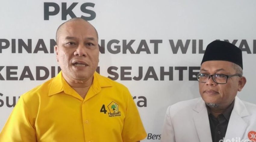 Maju Pilgubsu, Ketua Golkar Sumut Ijeck Ambil Formulir di PKS