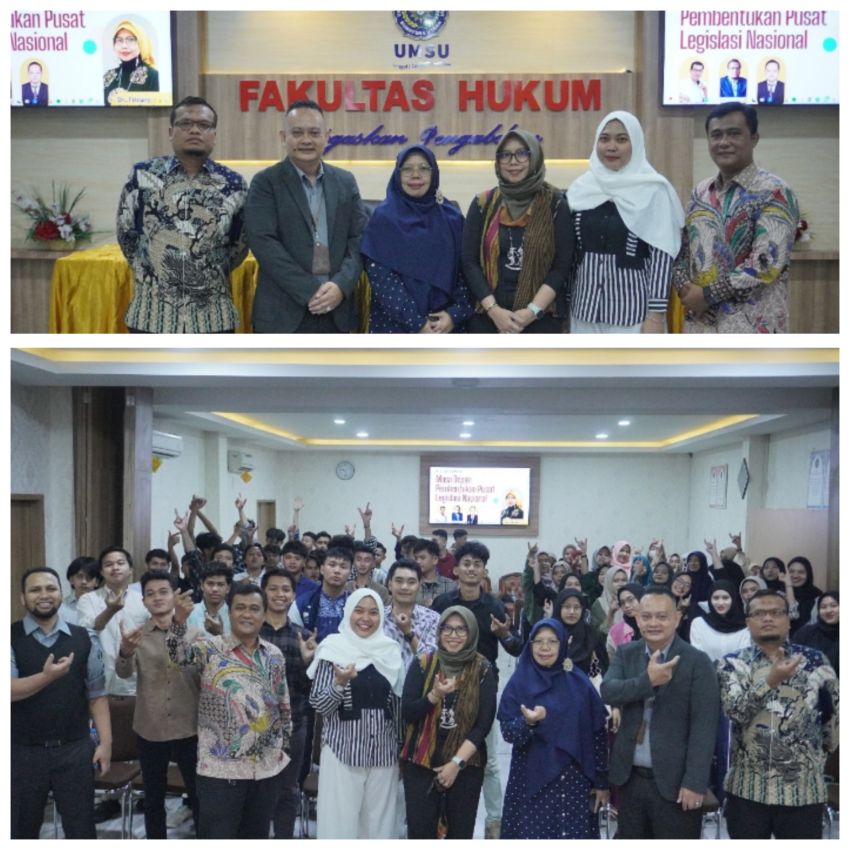 Fakultas Hukum UMSU -PUSKASI UMSU-APHTNHAN Sumut Gelar Kuliah Umum "Masa Depan Pusat Legislasi Nasional"