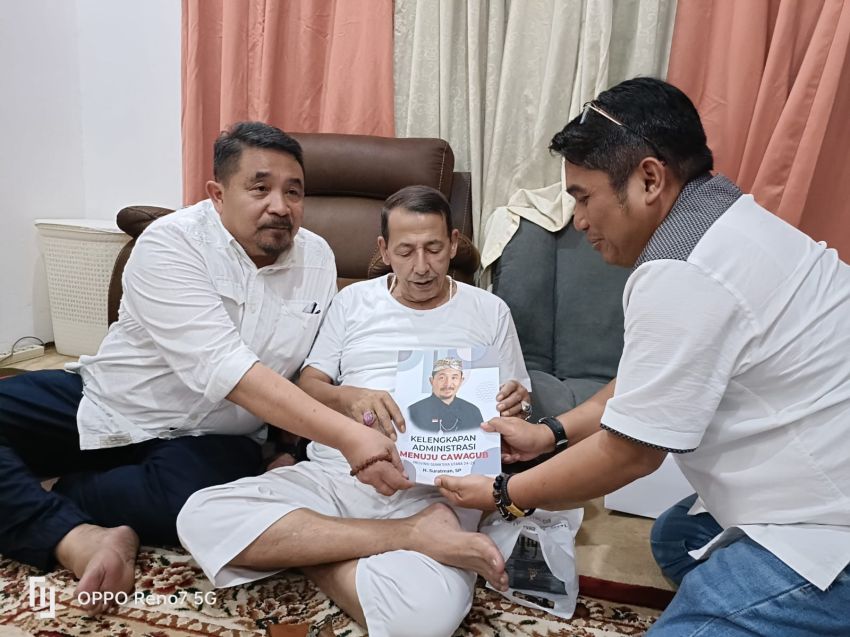 Ketum Gempita Alfonso Dampingi H Suratman Sampaikan Dukungan Masyarakat Jawa pada Habib Luthfi