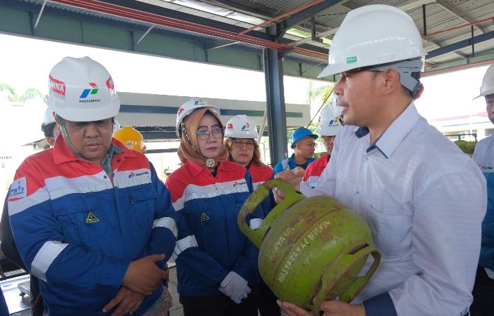 Uji Berat Tabung LPG 3 Kg, Pertamina Patra Niaga Regional Sumbagut dan Pemprov Sumatera Utara Sidak SPBE