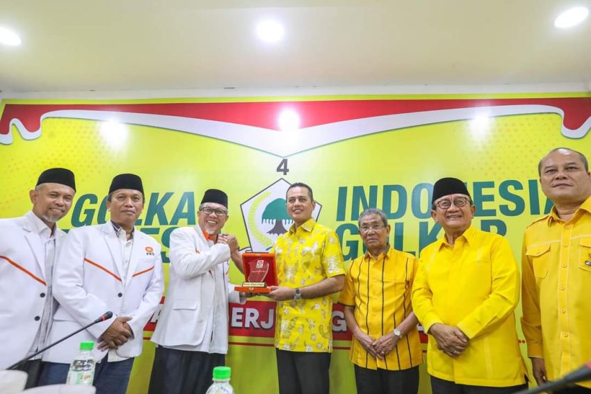 Partai Golkar dan PKS Sumut Kolaborasi Penguatan Pilkada 2024 Tingkat Kabupaten/ Kota