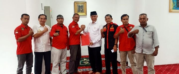 DPW Setya Kita Pancasila Temu Ramah dengan Gubernur Sumbar