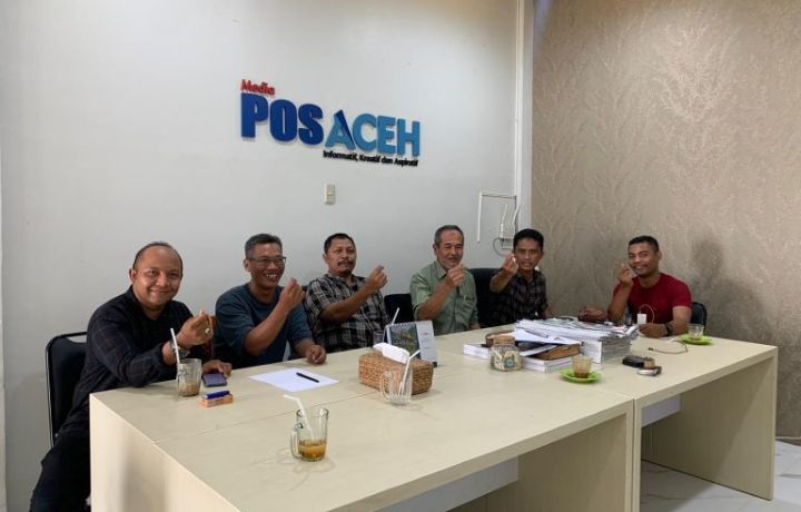 Bangun Kekompakan, SPS Aceh Kunjungi Kantor Media Pos Aceh