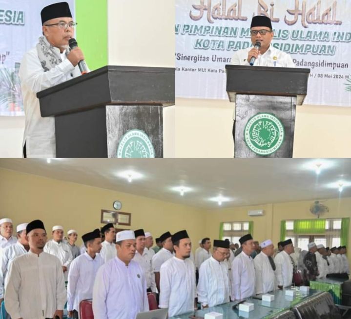 Dihadiri Pj Walikota Letnan Dalimunthe,10 Komisi MUI Padangsidimpuan Dilantik
