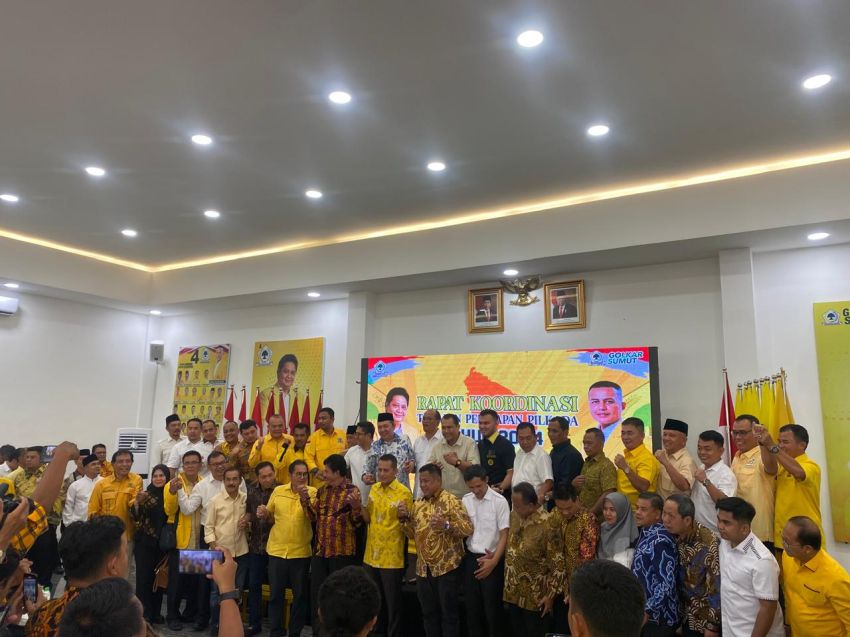 Tujuh Bacakada Delser Hadiri Undangan DPD Golkar Sumut