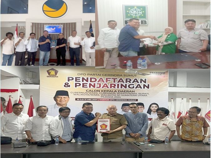 Sejumlah Tokoh Antarkan Manarsar Simbolon Maju Dalam Pilkada Samosir 2024